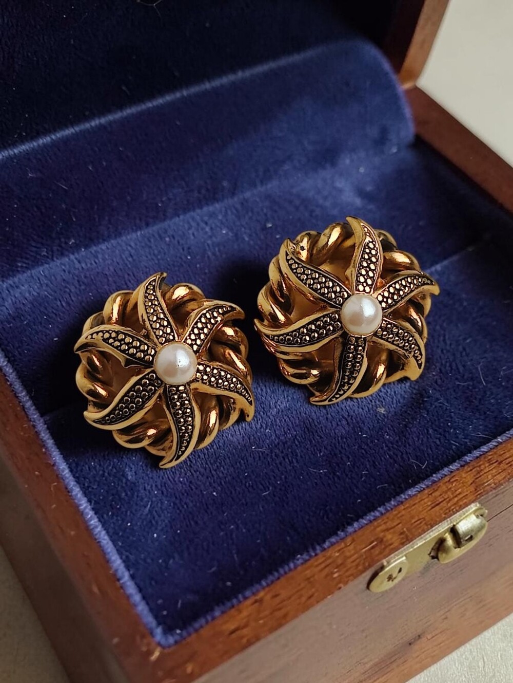 Vintage Rossi Bijoux Large Runway Earrings